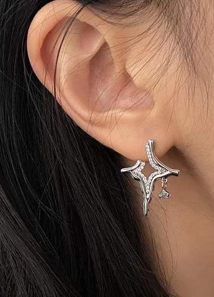 CelestialGems Asterism Earrings: Unique, Starry Style