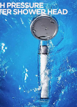 AquaMax PowerFlow Eco Shower Head – High Pressure & Water Saving
