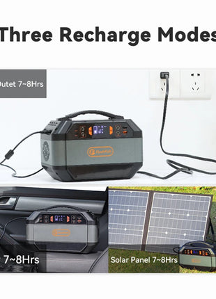 [USA Direct] Flashfish P56 Power Station 330W 81000Mah/3.7V Solar Power Generator Outdoor Power Supply Lifepo4 Battery for Home Outdoor